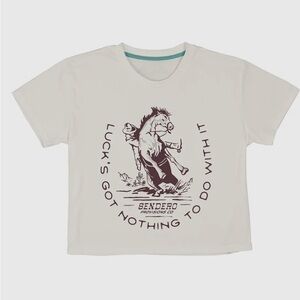 Sendero Provisions Co Crop T-Shirt, Luck